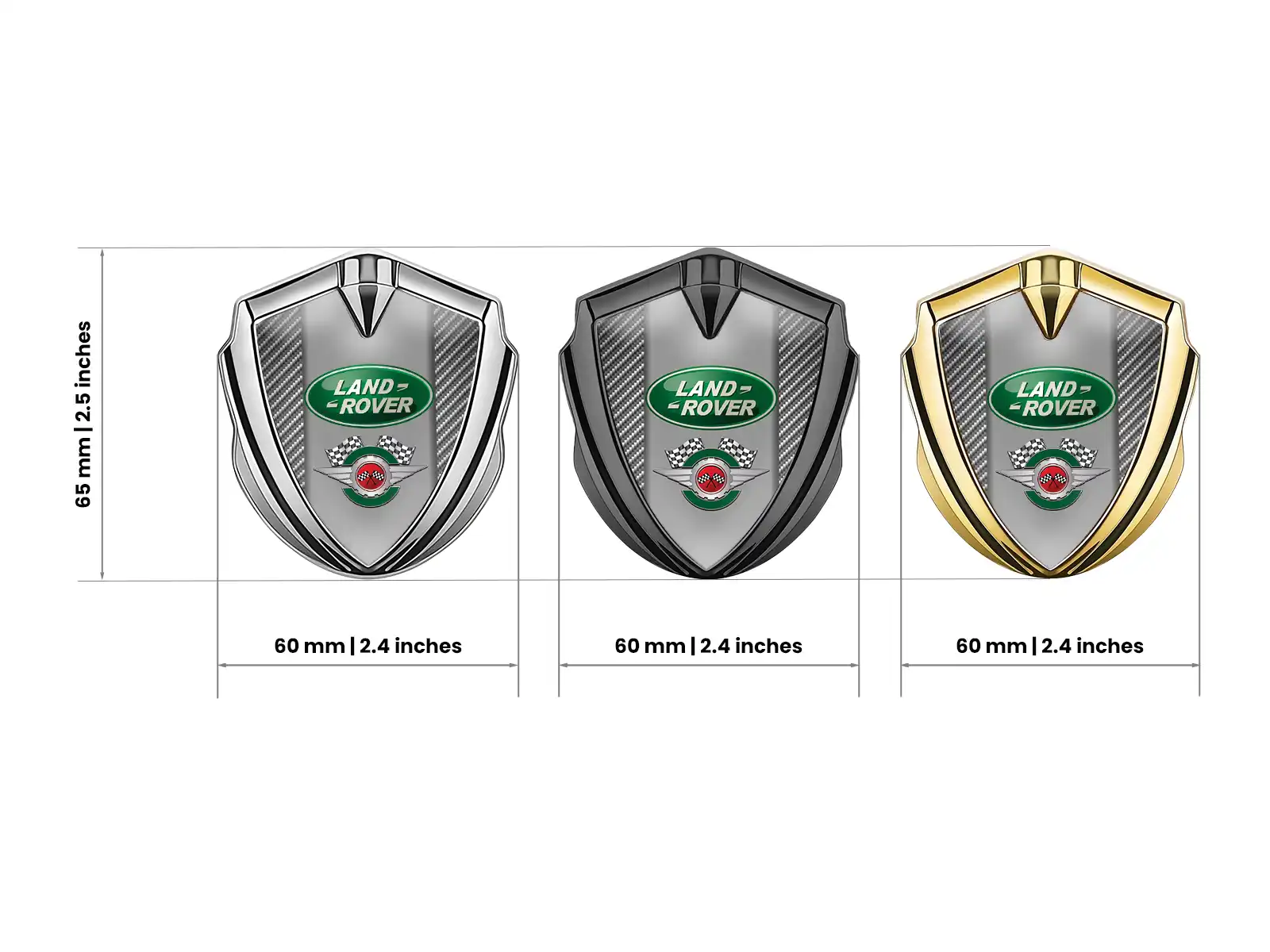 Land Rover 3d Emblema Badge Durevole Elegante Disegno